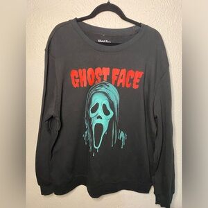 Bioworld Ghost Face Long Sleeve Crewneck Black Size XL NWOT